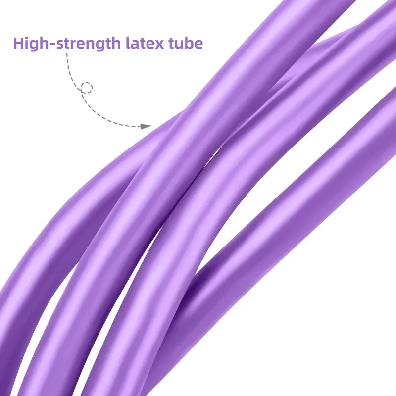 4/6-Level Resistance Band Tensioner with Non-Slip Handles - Home Fitness Equipment for Abdominal Muscle Training Yoga Abdominal